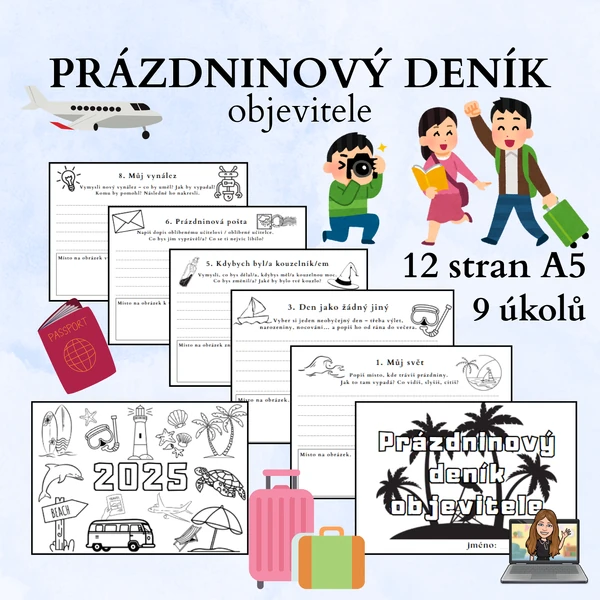 prázdninový deník - objevitele