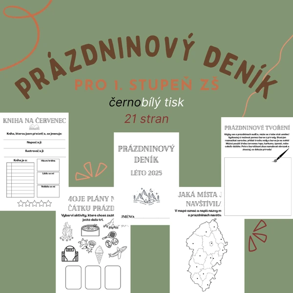 Prázdninový deník - léto 2025