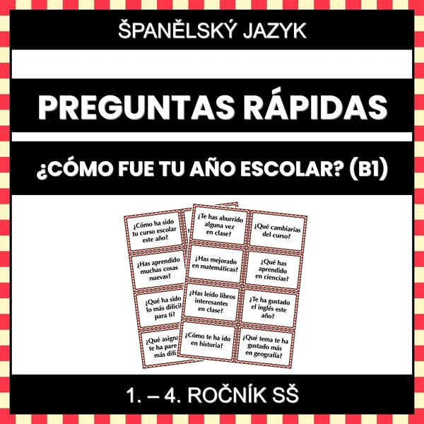 Preguntas Rápidas - ¿Cómo fue tu año escolar? (B1)