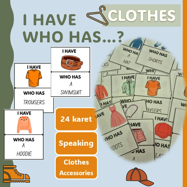 I have, who has..? - Clothes (Oblečení a doplňky)