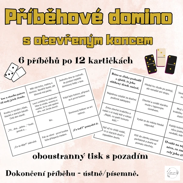 PŘÍBĚHOVÉ DOMINO s otevřeným koncem