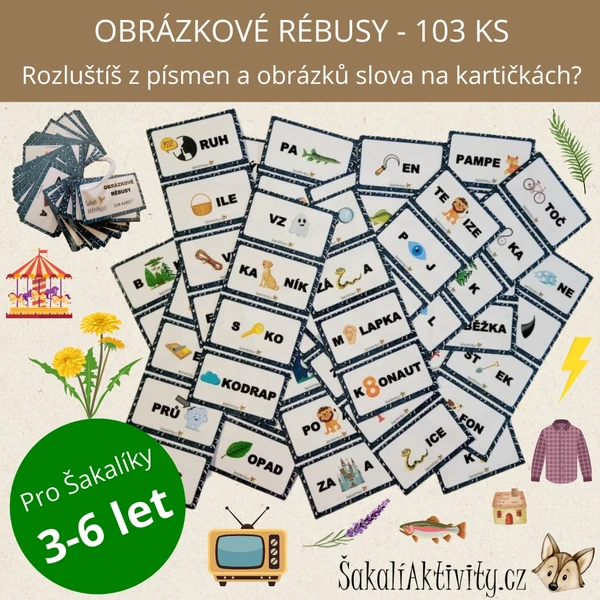 OBRÁZKOVÉ RÉBUSY - 103ks