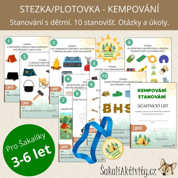  Plotovka/stezka - Kempování, stanování 
