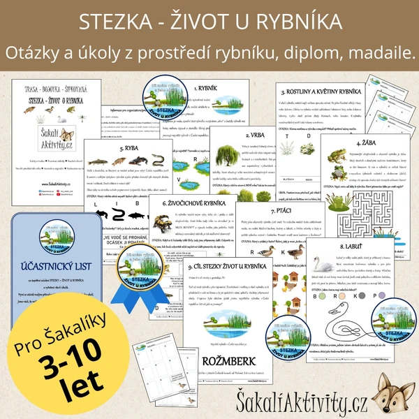  Šakalíkova trasa - STEZKA - ŽIVOT U RYBNÍKA 