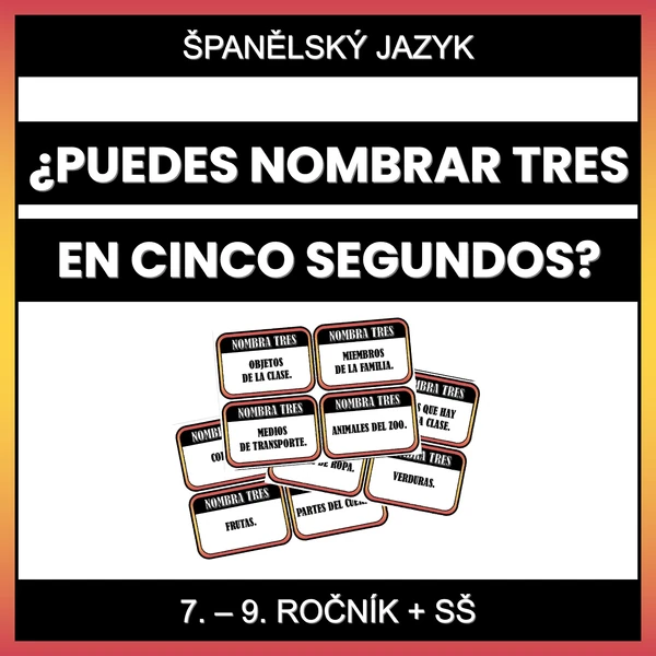 ¿Puedes nombrar tres en cinco segundos?