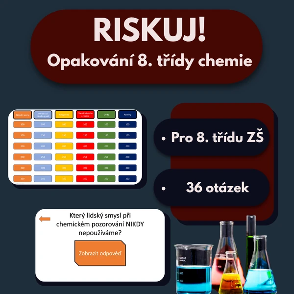 Riskuj! - Opakování 8. ročníku chemie