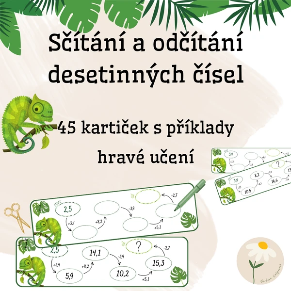 Sčítání a odčítání desetinných čísel
