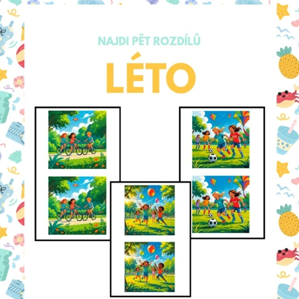 Najdi rozdíl LÉTO 