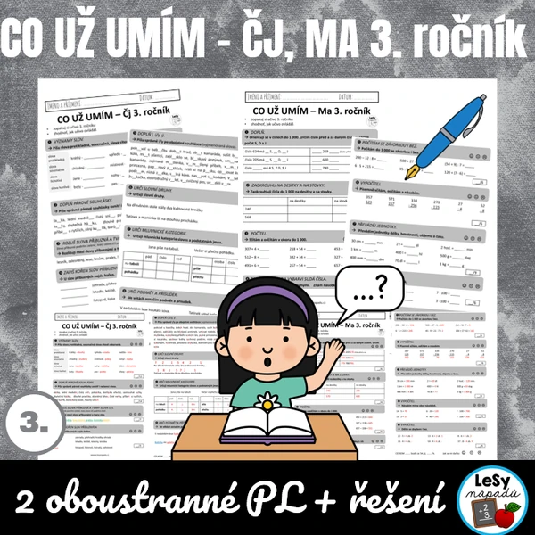 Co už umím Čj, Ma - 3. ročník
