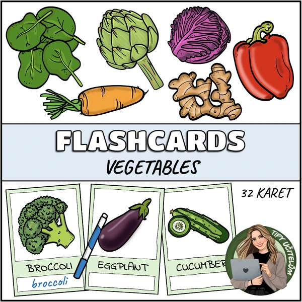 Flashcards - vegetables (zelenina)
