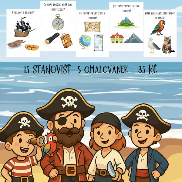 🏴‍☠️🌊 Pirátská stezka plná dobrodružství! 🌊🏴‍☠️