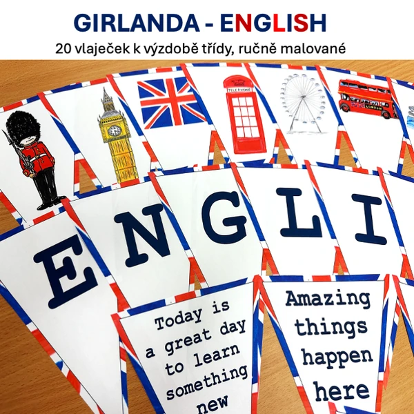 Girlanda - ENGLISH CLASSROOM