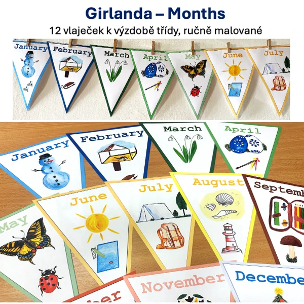 Girlanda - Months of the year