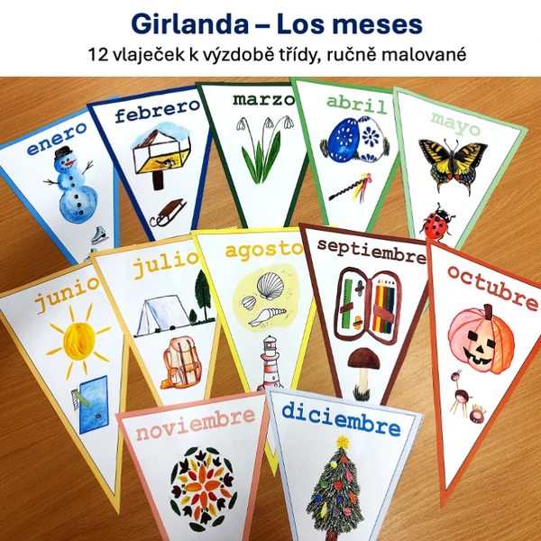 Girlanda - Los meses del año