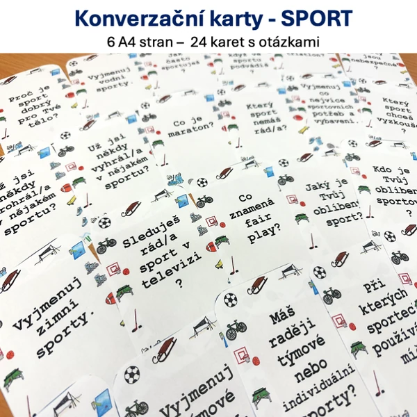 Konverzační karty - SPORT