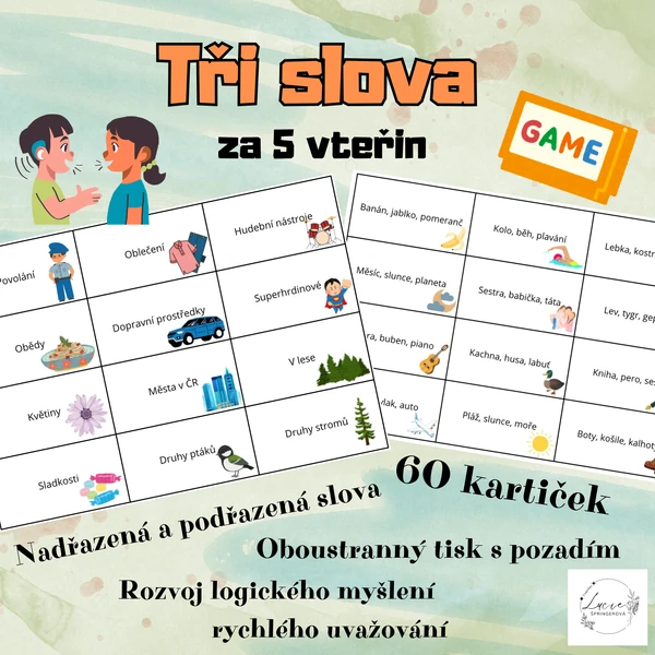 TŘI SLOVA