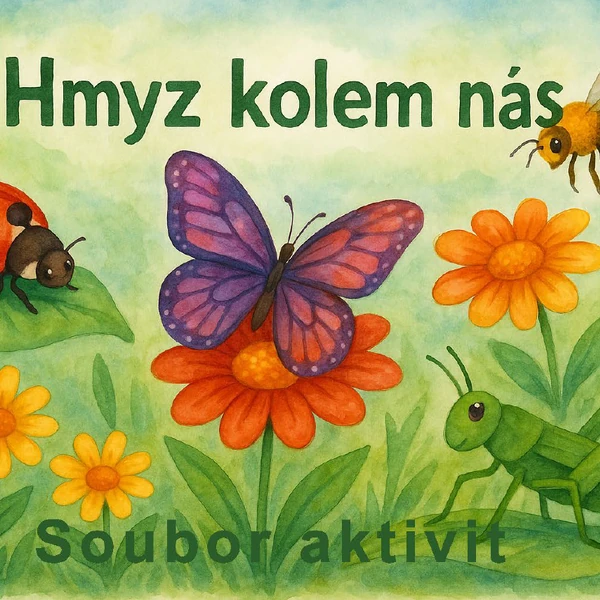 Hmyz kolem nás - soubor aktivit 