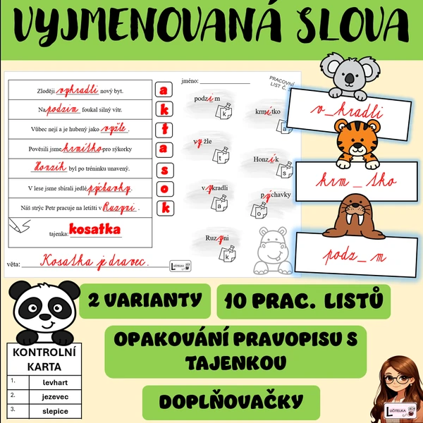 Vyjmenovaná slova s tajenkou