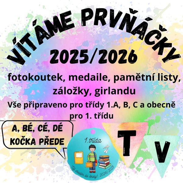 Vítáme prvňáčky! školní rok 2025/2026