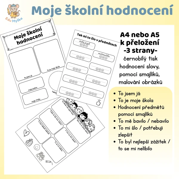 Moje školní hodnocení