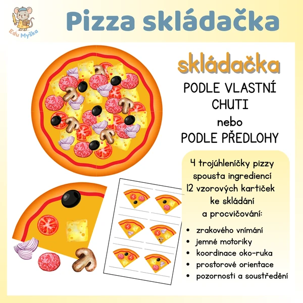 Pizza skládačka