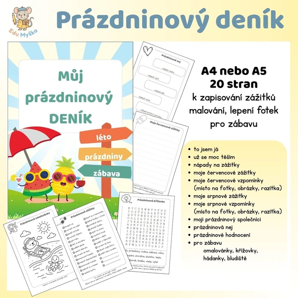 Můj prázdninový deník