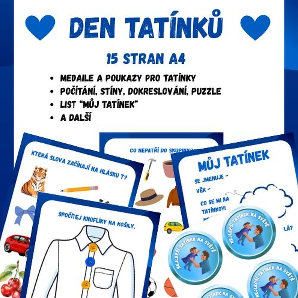 Den tatínků