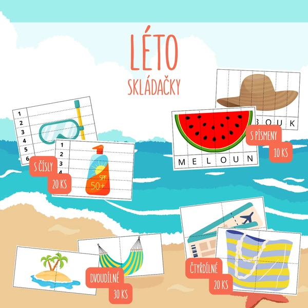 LÉTO - skládačky