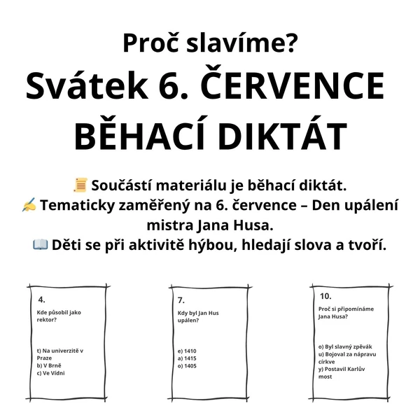 Proč slavíme? Svátek 6. července 🇨🇿