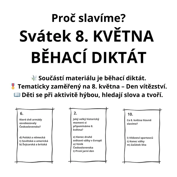 Proč slavíme? Svátek 8. května 🇨🇿
