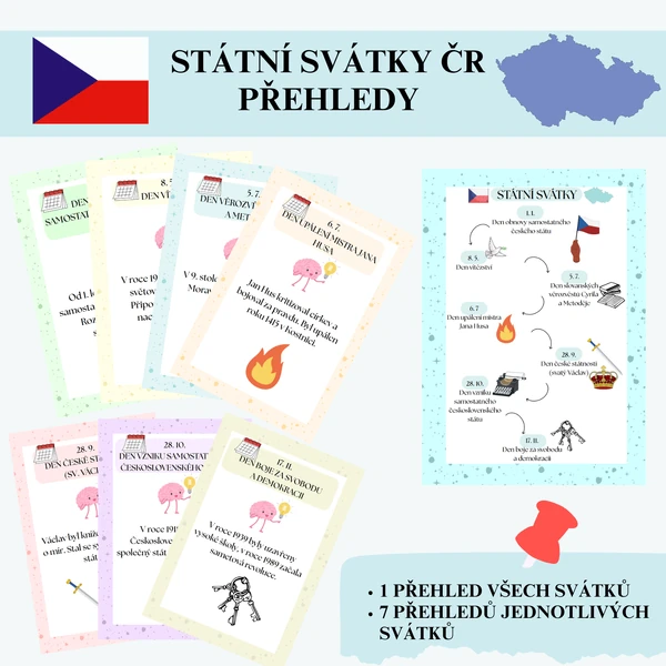 Státní svátky ČR – přehledy
