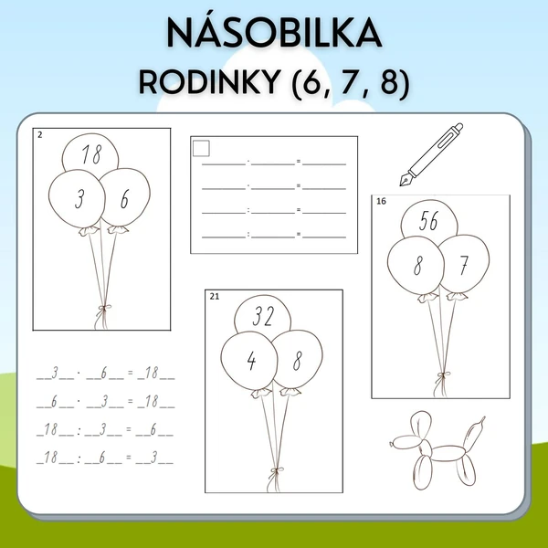 Násobilka rodinky