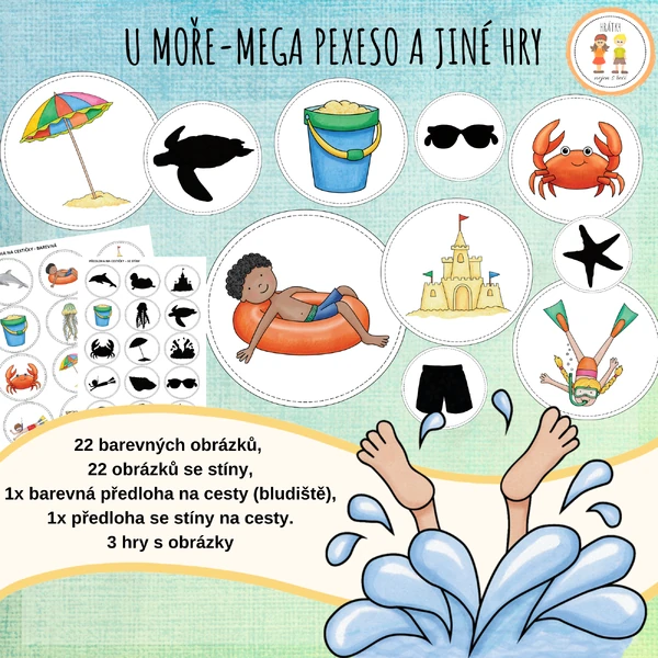 U moře - Mega pexeso a jiné hry