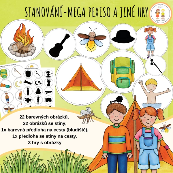 Stanování - Mega pexeso a jiné hry