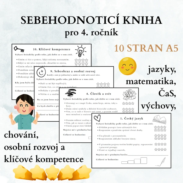Sebehodnoticí kniha - 4.r.