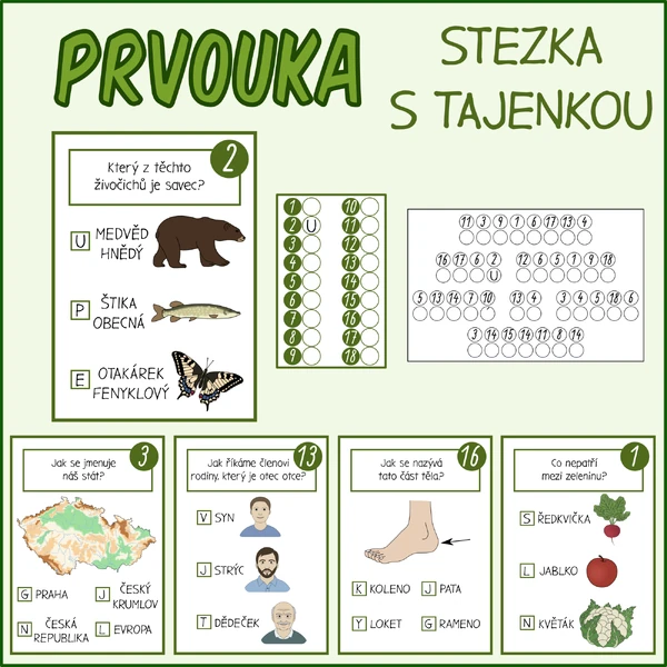 Prvouka - Stezka s tajenkou
