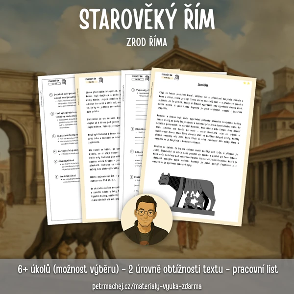 STAROVĚKÝ ŘÍM: zrod Říma