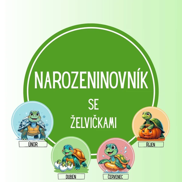 Narozeninovník - želvičky