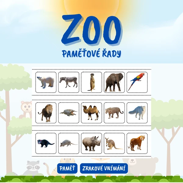 ZOO - paměťové řady