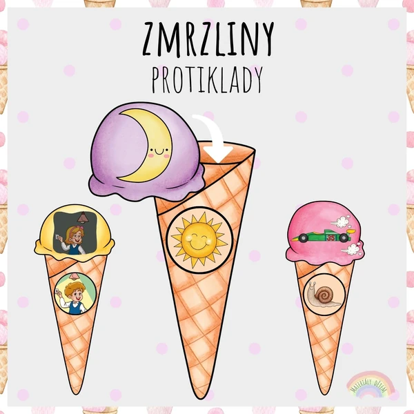 🍦Zmrzliny, protiklady🍦