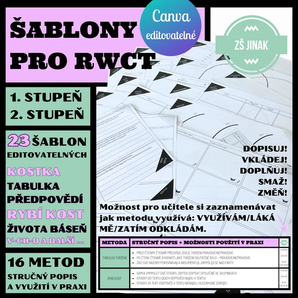 Šablony pro RWCT