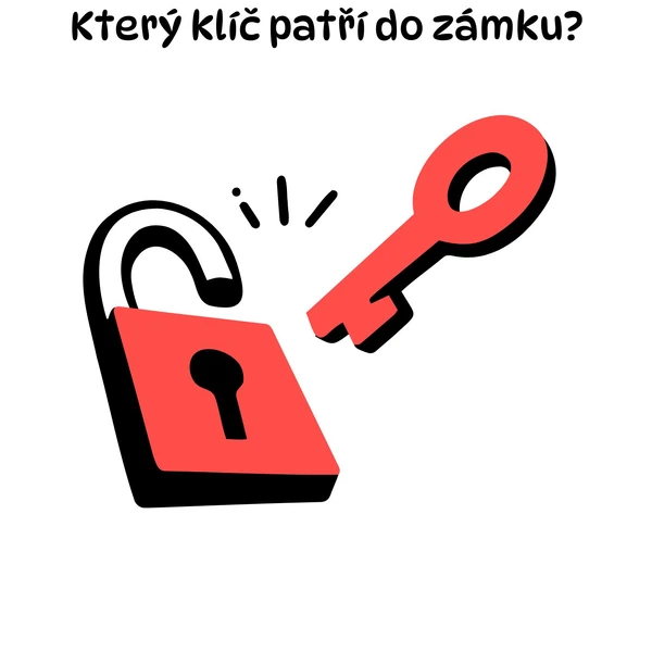 Který klíč patří do zámku?