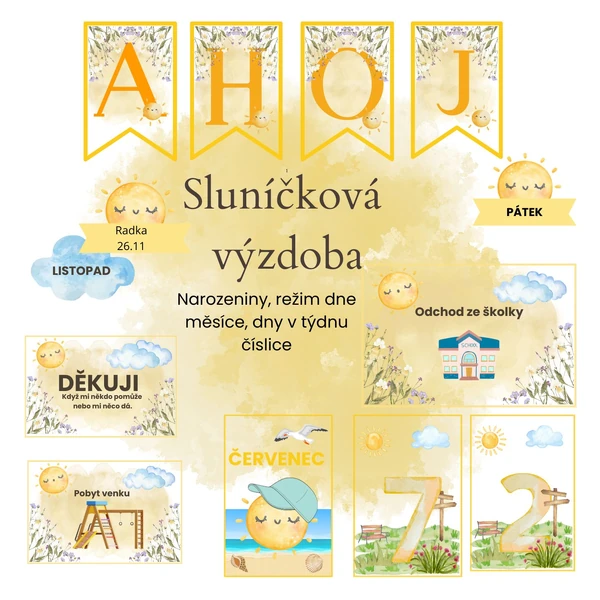 Sluníčková výzdoba ☀️