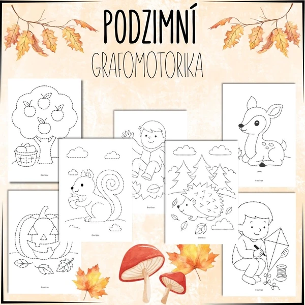 Podzimní grafomotorika