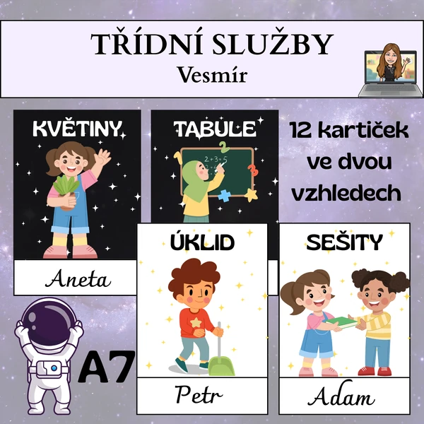 třídní služby - vesmír