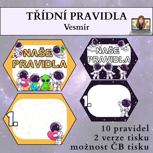 třídní pravidla - vesmír