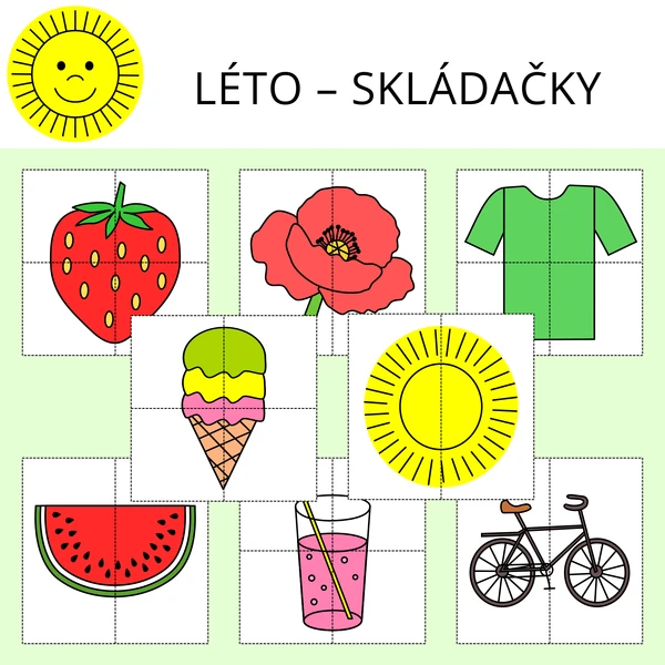 LÉTO - SKLÁDAČKY