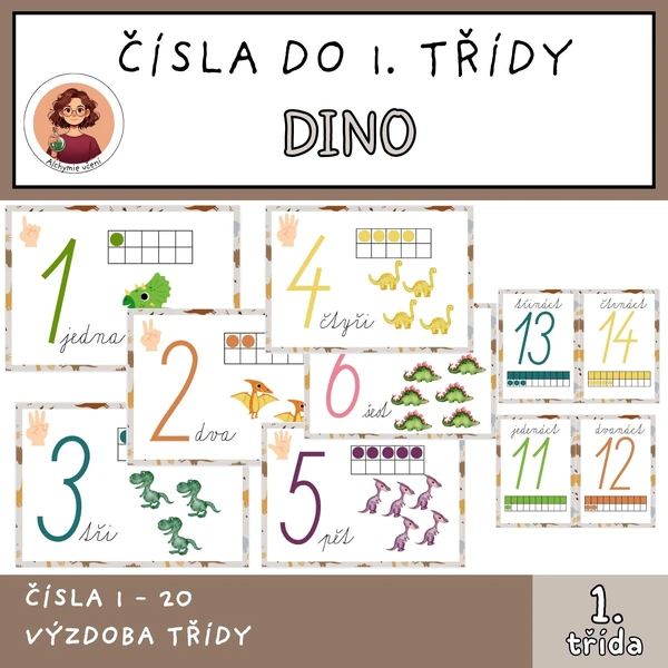 Čísla do 20 - Dino