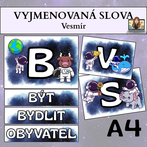 vyjmenovaná slova - vesmír