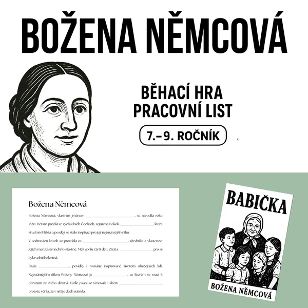 Božena Němcová – běhací hra